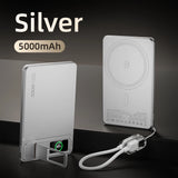 Powerbank MagSafe 3-en-1 avec Recharge Rapide Sans Fil